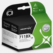 Tusz (cartridge) alternatywny Asarto HP T120 711 CZ133A czarny 80ml (AS-H711BXN)