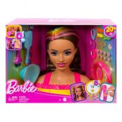 Zestaw piękności głowa do stylizacji neon brąz Barbie (HMD80)