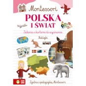 Książeczka edukacyjna Montessori. Polska i świat Zielona Sowa