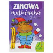 Książeczka edukacyjna Zimowa malowanka część 2 Literka