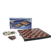 Gra logiczna Adar zestaw gier 3w1, magnetyczne, szachy, warcaby, backgammon (544086)
