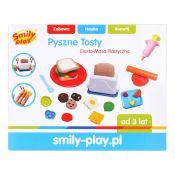 Masa plastyczna dla dzieci zestaw pyszne tosty mix Smily Play (SP83962)