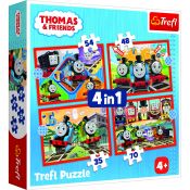 Puzzle Trefl Tomek I Przyjaciele 4w1 el. (34619)