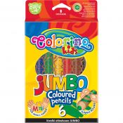 Kredki ołówkowe Patio Colorino Jumbo 6 kol. (33121)