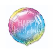Balon foliowy Godan Birthday, gradient 18cal (B401614)