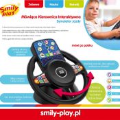 Zabawka edukacyjna mówiąca kierownica Smily (SP83676)