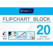 Blok do tablic flipchart A1 20k. 80g krata [mm:] 1000x640 Interdruk (FLI20#)
