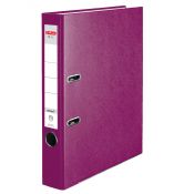 Segregator dźwigniowy Herlitz Q. file Standard A4 50mm jagodowy (0050011889)