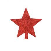 Szpic gwiazda brokatowa czerwona [mm:] 130 Arpex (BN5809CZE-9661)