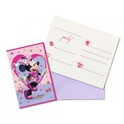 Zaproszenie Minnie 6szt. Godan (93942)