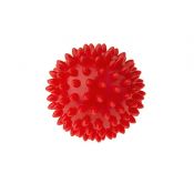 Piłka do masażu rehabilitacyjna 6,6cm czerwona guma Tullo (409)
