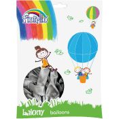 Balon gumowy Fiorello srebrny 12cal (170-2503)