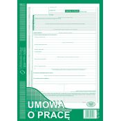 Druk offsetowy Umowa o pracę A4 A4 40k. Michalczyk i Prokop (500-1N)