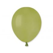 Balon gumowy Godan pastel 100 szt. oliwkowy 5cal (A50/98)