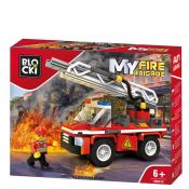 Klocki plastikowe Icom Blocki My Fire wóz strażacki z podnośnikiem (KB0818)