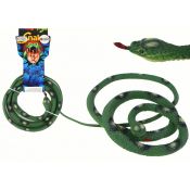Figurka Lean Sztuczny Gumowy Wąż Koralowy Zielony PVC (16552)