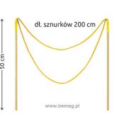 Bańki mydlane sznurek kijek do baniek 200cm Bemag