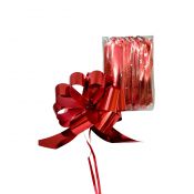 Kokarda Gift Pack metaliczna czerwona 50mm