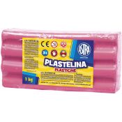 Plastelina Astra 1 kol. różowa jasna 1000g (303111007)