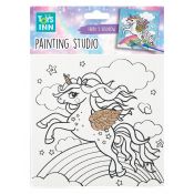 Zestaw kreatywny dla dzieci Zestaw do malowania Canvas Unicorn Stnux (STN7915)