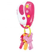 Zabawka dźwiękowa pilot z kluczykami różowy Smily Play (SP83121)