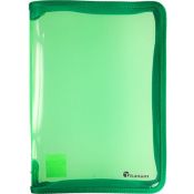 Teczka PP Titanum A4 na suwak transparentna zielona (TZGRA4)