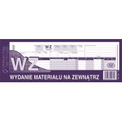 Druk samokopiujący WZ wydanie materiału na zewnątrz 1/2 A4 80k. Michalczyk i Prokop (361-0)