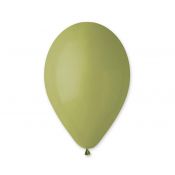 Balon gumowy Godan pastel 100 szt. oliwkowy 10cal (G90/98)
