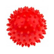 Piłka do masażu rehabilitacyjna 9cm czerwona guma Tullo (438)