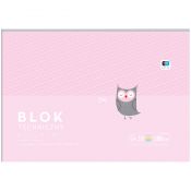 Blok techniczny Interdruk bloki A4 kolorowa 180g 10k