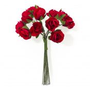 Ozdoba papierowa Galeria Papieru kwiaty róże czerwone (252005)