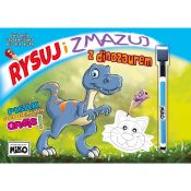 Książeczka edukacyjna rysuj i zmazuj z Dinozaurem Niko