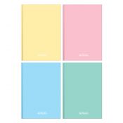 Brulion Herlitz Pastel Color Blocking A6 96k. krata (9584533)