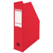 Pojemnik na dokumenty pionowy A4 czerwony karton pokryty folią [mm:] 72x318x 242 Esselte (56003)