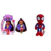 Pakiet PROMOCJA Barbie Mała lalka+Spiderman Spidey 35 cm od Disney Junior Hgp62 Mattel (477876+497280)