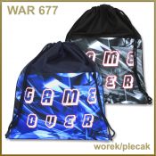 Plecak (worek) na sznurkach Game Over Warta (WAR-677)
