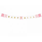 Baner Partydeco Baby Girl, mix, 15 x 175 cm (GRL60)