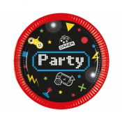 Talerz jednorazowy Godan Game Party śr. 200mm 8 szt (93770)